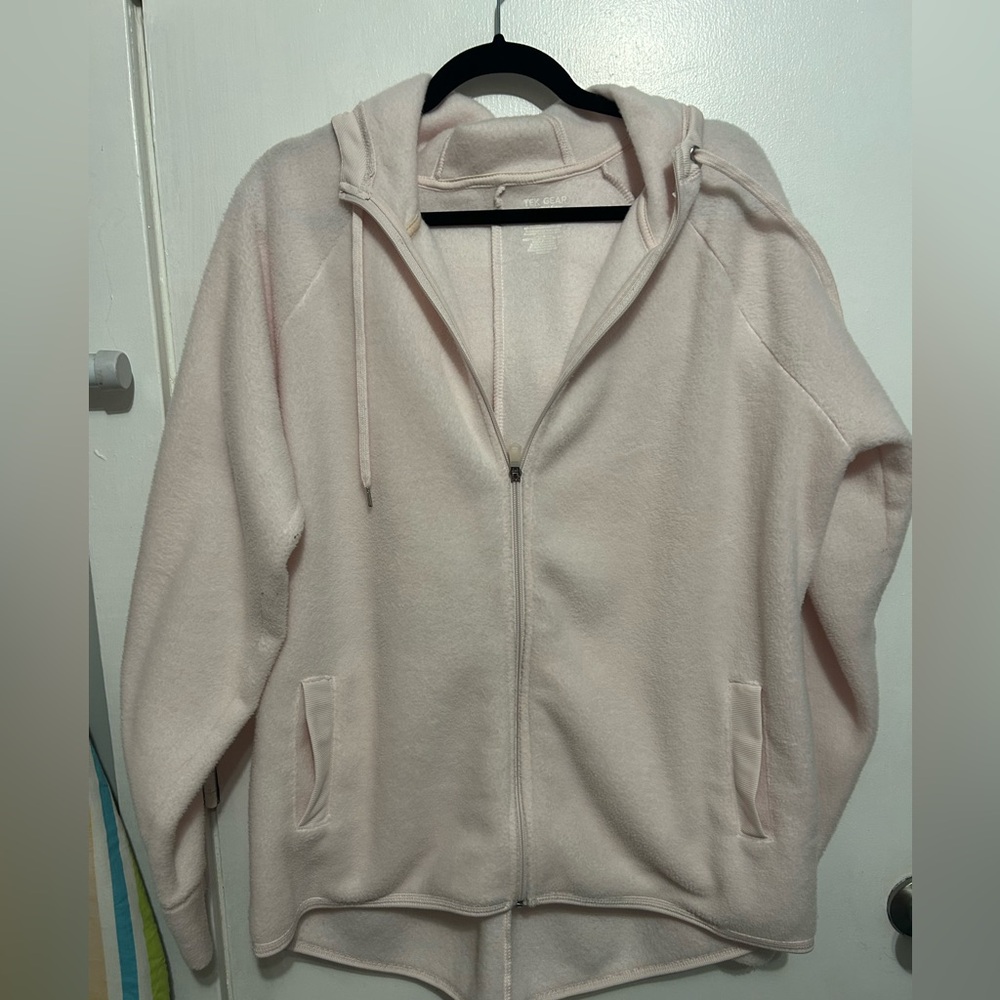 Tek Gear Women's Light Pink Teddy Jacket